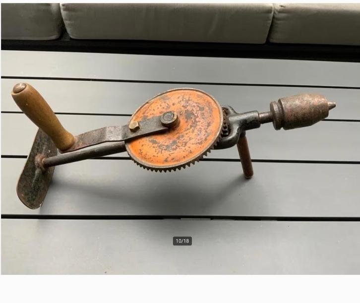 Outillage ancien : chignole et ciseau à bois de menuisier, Antiquités & Art, Antiquités | Outils & Instruments, Enlèvement ou Envoi