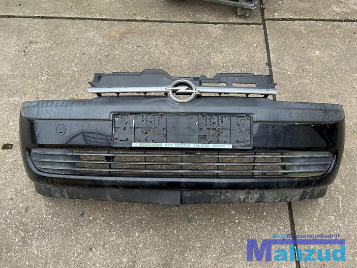 OPEL CORSA C ZWART Z20R Voorbumper 2000-2004, Auto-onderdelen, Carrosserie, Bumper, Opel, Voor, Gebruikt, Ophalen of Verzenden