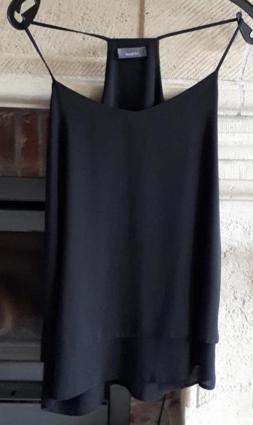 Yessica/C&A - Blouse/Top - noir - taille 40/42, Vêtements | Femmes, Tops, Comme neuf, Taille 38/40 (M), Noir, Sans manches, Envoi