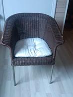 Designer kuipstoel, Huis en Inrichting, Ophalen, Bruin, Riet of Rotan, Jan de Bouvries