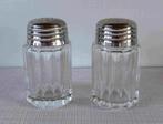Vintage peper en zout vaatjes, glas (jaren ‘60), Antiek en Kunst, Ophalen of Verzenden