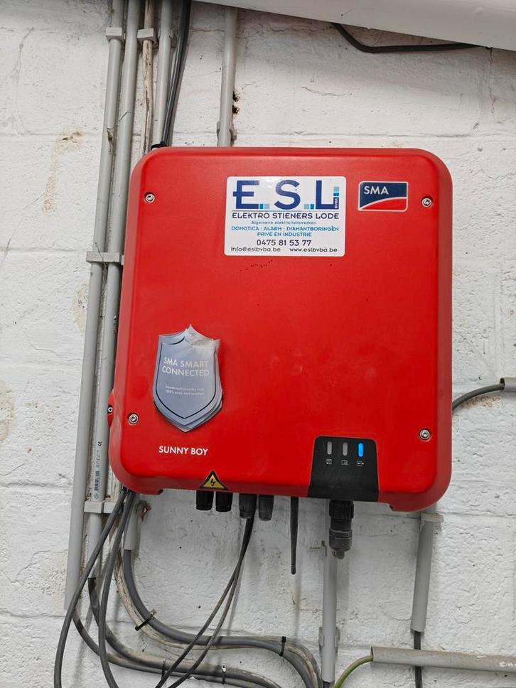 SMA Sunny Boy SB3.0-1 AV40 omvormer, Doe-het-zelf en Bouw, Zonnepanelen en Toebehoren, Zo goed als nieuw, Compleet systeem, Ophalen