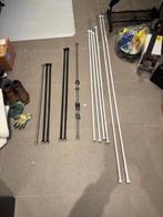 12 x tringles à rideaux rétractables à serrage, Enlèvement, Comme neuf