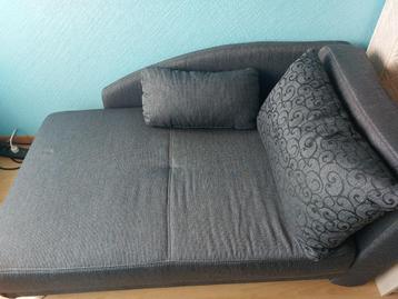 Zetelbed uitschuifbaar, Gris, Une personne, Utilisé, 200 cm