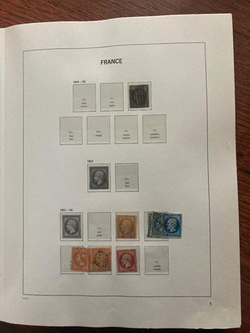 Verzameling Frankrijk 1849-1962.... beschikbaar voor biedingen