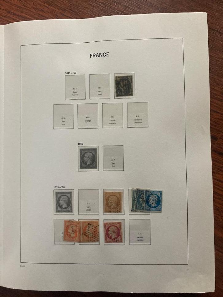 Verzameling Frankrijk 1849-1962...., Postzegels en Munten, Postzegels | Volle albums en Verzamelingen, Ophalen of Verzenden