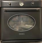 Inbouwoven SMEG SO66CAS.1 retro look mat zwart, Elektronische apparatuur, Ovens, Gebruikt, Oven met grill, Inbouw, 45 tot 60 cm