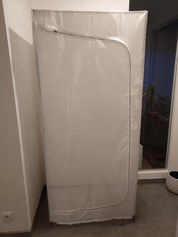 stoffen kleerkast, Huis en Inrichting, Kasten | Kleerkasten, Ophalen, 50 tot 100 cm, Zo goed als nieuw, Metaal