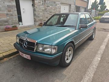 Mercedes 190E 2.0i/ 212.000km/ 1989/Automatique/ Cuir/  disponible aux enchères