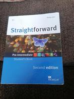 Straightforward Pre-intermediate Student's Book, Livres, Livres scolaires, Secondaire, Macmillan, Anglais, Utilisé