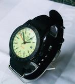 Glycine Airman Base 22 Auto. GMT lichtgevend., Overige merken, Staal, Polshorloge, Kunststof