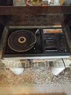 Platenspeler met radio kasete in goede staat, Antiek en Kunst, Ophalen