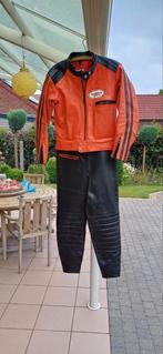 Leren 2-delig motorpak, Motoren, Kleding | Motorkleding, Tweedehands, Heren, Combipak