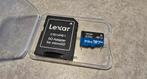Lexar 512 GB microSD-geheugenkaart, Audio, Tv en Foto, Foto | Geheugenkaarten, Lexar, Ophalen of Verzenden, Zo goed als nieuw