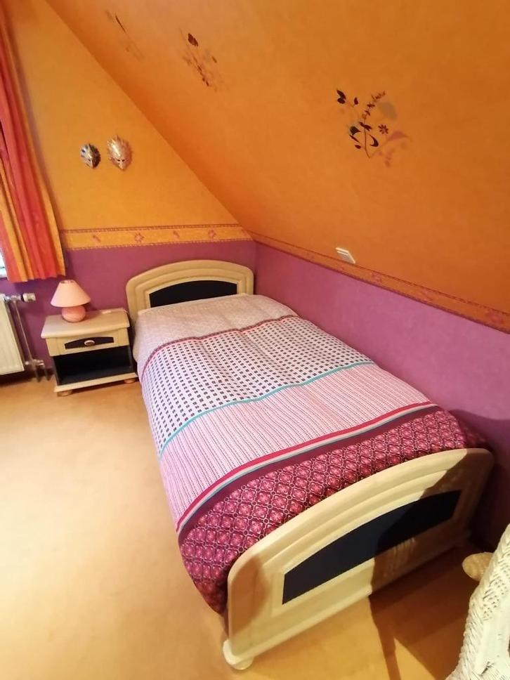 chambre à coucher complète en parfait état., Maison & Meubles, Chambre à coucher | Chambres à coucher complètes, Comme neuf, Une personne