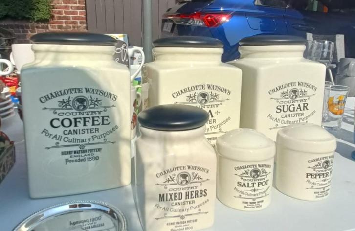 Voorraadpotten Charlotte Watson, Antiek en Kunst, Antiek | Keramiek en Aardewerk, Ophalen