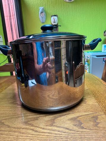 Casserole marmite inox etat neuf grande, Enlèvement, Comme neuf, Inox