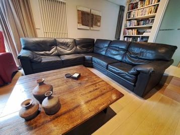 Luxe hoekzetel van Divani - Dik leder beschikbaar voor biedingen