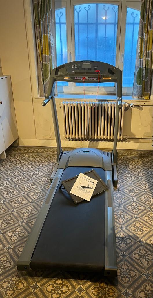 Opvouwbare loopband - Trimline T335HR loopband, Sport en Fitness, Fitnessapparatuur, Zo goed als nieuw, Loopband, Metaal, Ophalen