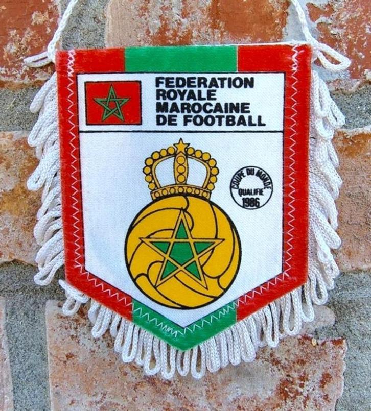 vaantje Marokko Wereldkampioenschap voetbal WK Mexico 1986, Verzamelen, Sportartikelen en Voetbal, Zo goed als nieuw, Ophalen of Verzenden