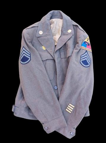 Veste Ike de l'armée américaine WW2 WW2, 3e division blindée, Enlèvement ou Envoi
