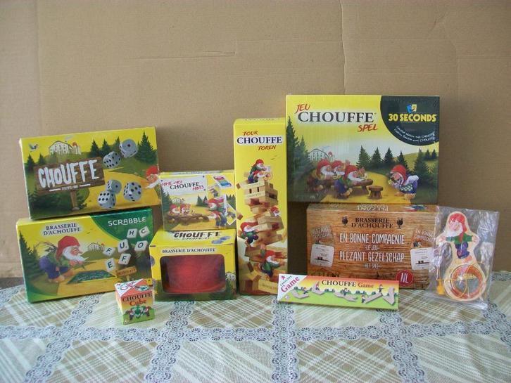 La Chouffe - Bier - Biére - Spel Game Cube Poker - Kabouter, Verzamelen, Biermerken, Zo goed als nieuw, Overige typen, Ophalen of Verzenden