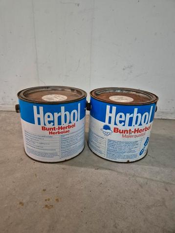 Herbol Bunt-Herbol hoogglans lak (RAL 9010) – 2,5L -2 stuks  beschikbaar voor biedingen