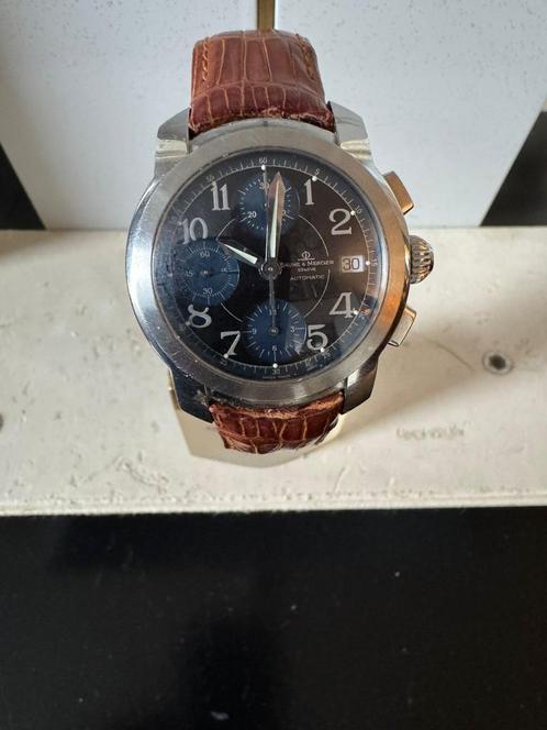 Baume et Mercier horloge Capeland 39mm chrono automaat, Handtassen en Accessoires, Overige Accessoires, Zo goed als nieuw, Ophalen of Verzenden