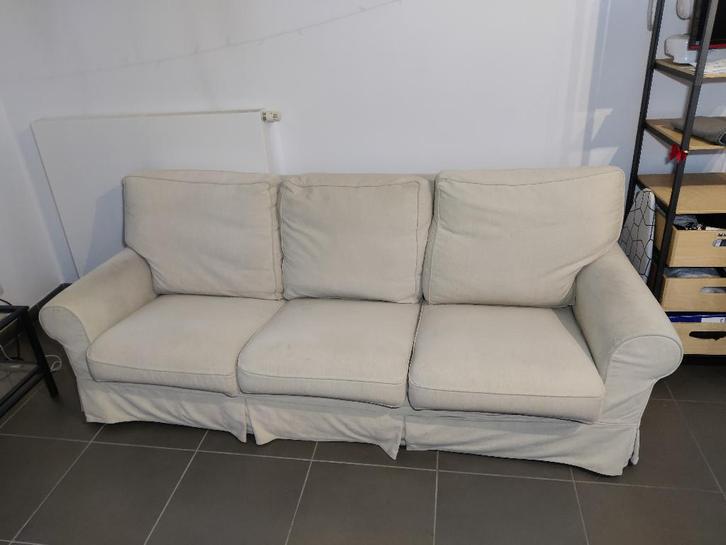 Sofa, Huis en Inrichting, Zetels | Zetels, Gebruikt, Rechte bank, Driepersoons, 200 tot 250 cm, 75 tot 100 cm, Stof, Overige materialen