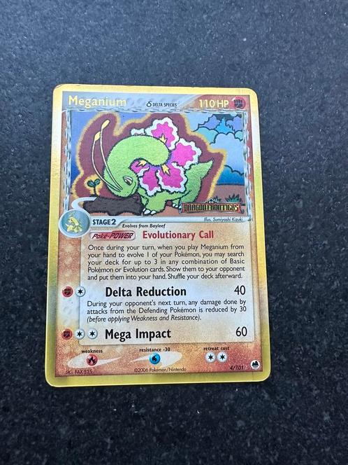 Pokémon Meganium 4/101 Espèce Delta Holo Rare, Hobby & Loisirs créatifs, Jeux de cartes à collectionner | Pokémon, Utilisé, Cartes en vrac
