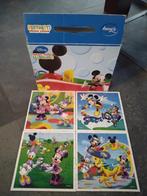 Puzzel Mickey Mouse (4 stuks), Ophalen, 10 tot 50 stukjes, Gebruikt, 4 tot 6 jaar