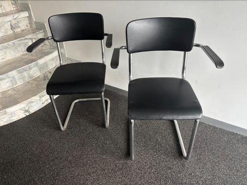 Twee vintage Tubax stoelen, Antiek en Kunst, Curiosa en Brocante, Ophalen