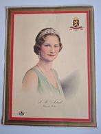 Tekening koningin Astrid, Ophalen of Verzenden, Nieuw, Kaart, Foto of Prent