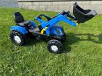 Rolly Toys New Holland Tractor, Kinderen en Baby's, Speelgoed | Buiten | Voertuigen en Loopfietsen, Trapvoertuig, Zo goed als nieuw