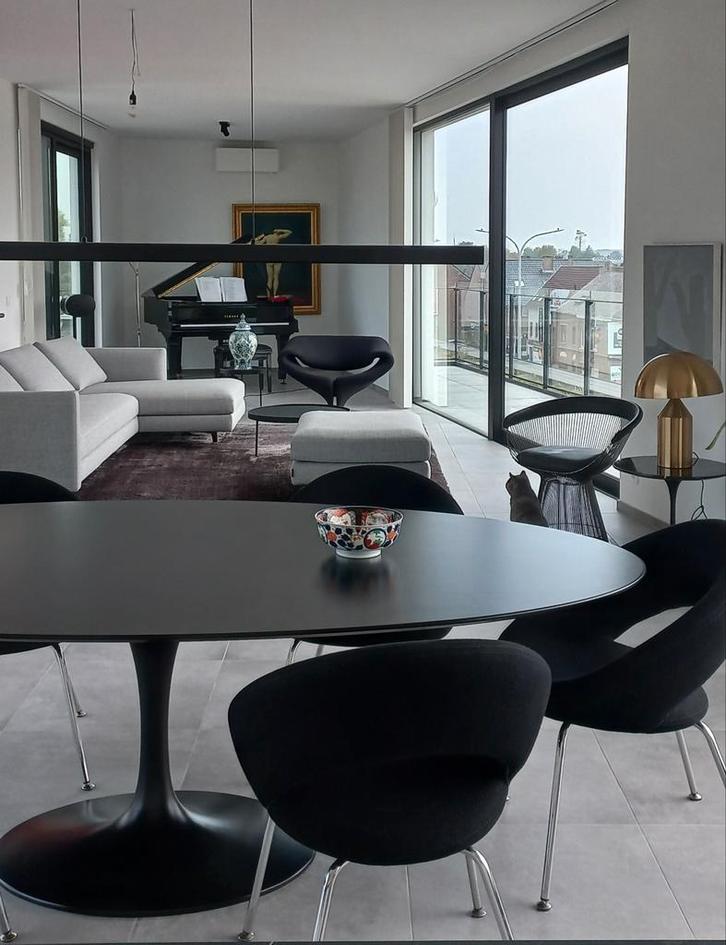 244 x 137 tot 90 x 180 tulipe tafels eero saarinen stoelen, Antiek en Kunst, Antiek | Verlichting, Ophalen of Verzenden