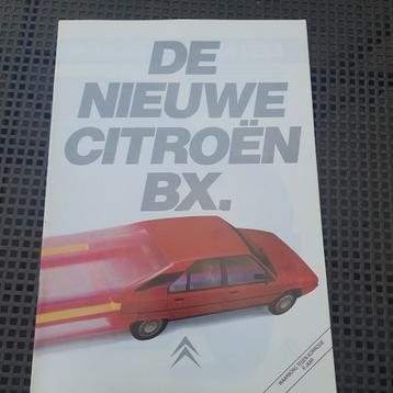 GRAND DÉPLIANT CITROËN : BX, LNA, VISA, CX, GSA, etc.