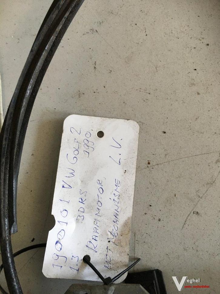 Vw Golf 2 1990  3 drs  Raammechanisme Elektr Linksvoor, Auto-onderdelen, Ruiten en Toebehoren, Gebruikt, Ophalen of Verzenden