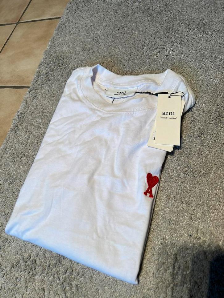 Ami paris t shirt, Kleding | Heren, T-shirts, Nieuw, Maat 48/50 (M), Wit, Ophalen
