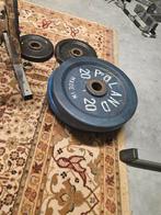 Bumper plates, Sport en Fitness, Fitnessmaterialen, Ophalen, Zo goed als nieuw