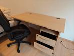 Bureau en hêtre + chaise, Maison & Meubles, Enlèvement, Bureau