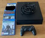 PlayStation PS4 Pro 1 TB + 1 controller + 4 games, Games en Spelcomputers, Met games, Ophalen of Verzenden, 1 TB, Met 1 controller