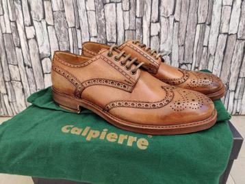 Calpierre beige klassieke herenschoenen - Maat 45