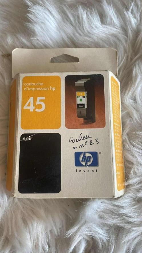 HP 45 – Zwarte Inktcartridge (51645A), Computers en Software, Printerbenodigdheden, Zo goed als nieuw, Cartridge, Ophalen