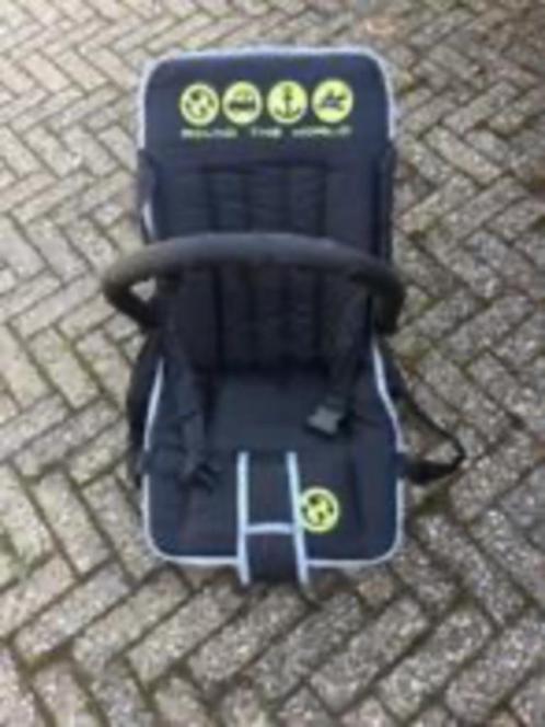 Wipstoel grijs zwart, Kinderen en Baby's, Wipstoeltjes, Zo goed als nieuw, Wipstoel, Overige merken, Met gordel(s) of riempje(s)