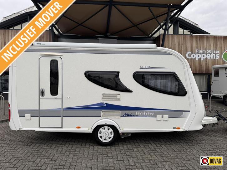 Hobby La Vita Bionda 440 SF THULE LUIFEL + MOVER +, Caravans en Kamperen, Caravans, tot en met 4, 1000 - 1250 kg, Treinzit, Hobby
