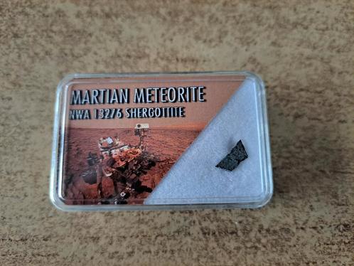 Marsmeteoriet met certificaat (extreem zeldzaam)!!, Verzamelen, Mineralen en Fossielen, Ophalen of Verzenden