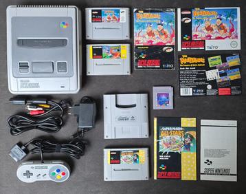 Super Nintendo + Super Gameboy + Spellen beschikbaar voor biedingen