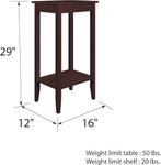 table d'appoint haute en bois de rose | LIVRAISON GRATUITE, Neuf, -, -, DHP