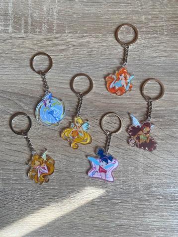 6 Winx Club sleutelhangers beschikbaar voor biedingen