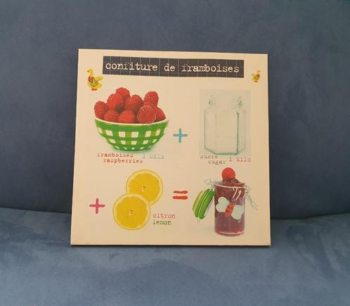 Petit tableau Cuisine salle à manger 30 x 30 cm, Huis en Inrichting, Woonaccessoires | Lijsten, Gebruikt, Hout, Ophalen of Verzenden